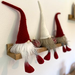 Edge stool gnomes dwarves Christmas Advent decoration