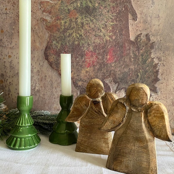 Engel Holz Weihnachtsdeko Advent Figuren Weihnachten Deko