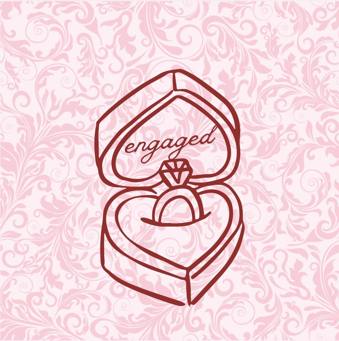 Engaged Car Decal, Wedding Vinyl Sticker, Engagement Party Gift - Etsy