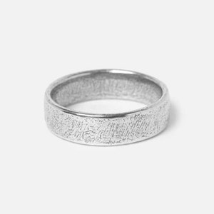 Serenity Ring | Thin Banded 925 Sterling Silver Unisex Ring | Billie Jo