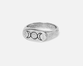 Lunar Ring | Solid 925 Sterling Silver | Billie Jo