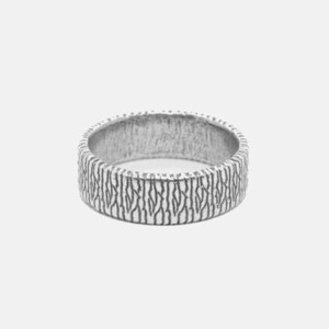 Haven Ring | Textured 925 Sterling Silver Handmade Ring | Billie Jo