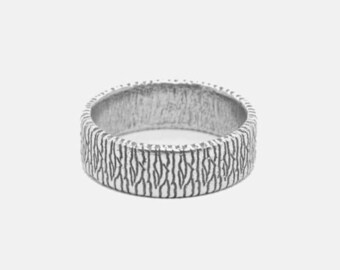 Haven Ring | Textured 925 Sterling Silver Handmade Ring | Billie Jo