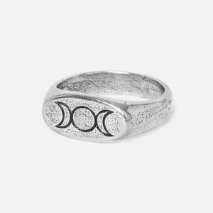 Lunar Ring | Solid 925 Sterling Silver | Billie Jo