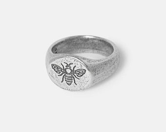 Bee Charity Ring | Sterling Silver Ring | Handmade Unisex Jewelry | Billie Jo