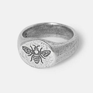 Bee Charity Ring | Sterling Silver Ring | Handmade Unisex Jewelry | Billie Jo