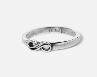 Eternal Ring | Lovers Ring | Solid 925 Sterling Silver | Billie Jo