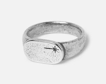 L'anello del cercatore / Anello in argento sterling massiccio 925 fatto a mano / Billie Jo