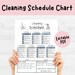 Cleaning Schedule Printable Simplify Your Cleaning Routine Cleaning ...