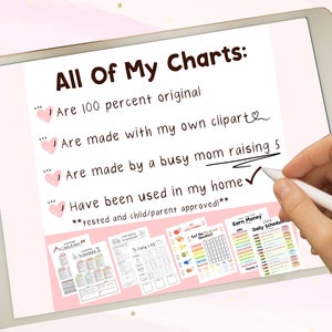 Kids Reward Chart Points Reward System Reward Chart for - Etsy