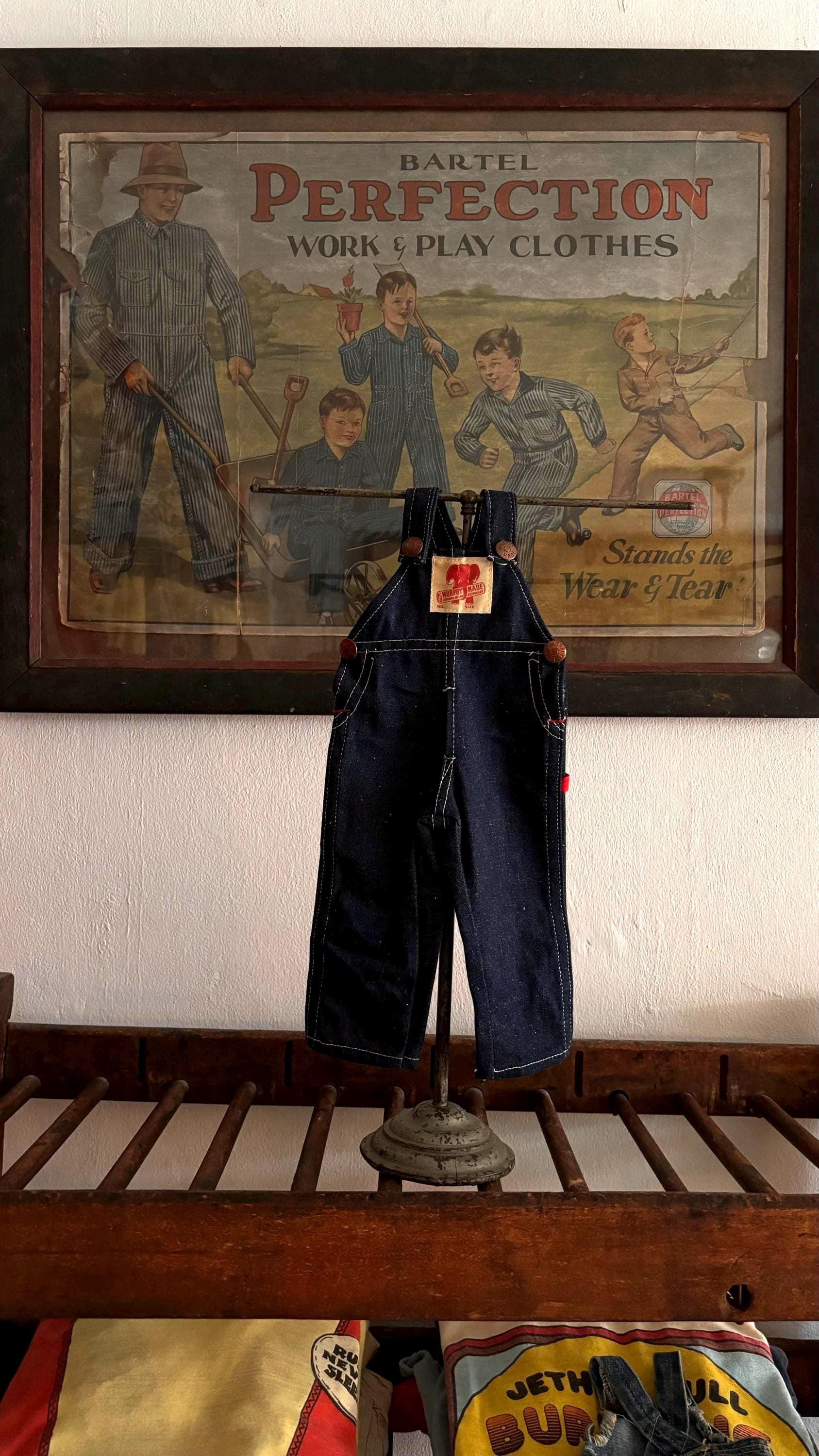 Vintage 1940s 1950s Salesman Sample Murphys Made Denim Overalls - Etsy
