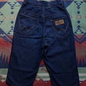 Vintage 1950s 1960s Wrangler Blue Bell Misses denim high waist jeans sanforized 24”