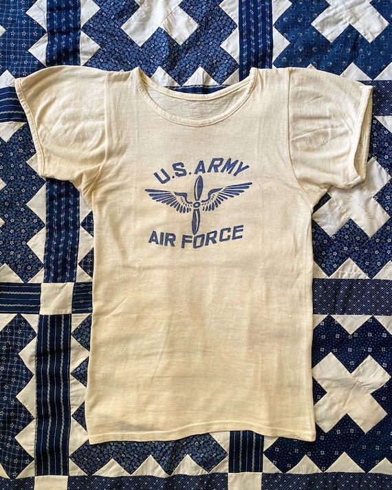 40s WWⅡ USAAFミリタリー ヴィンテージTシャツ Vintage 1940s 1950s US Army Air Force WWII Military T Shirt