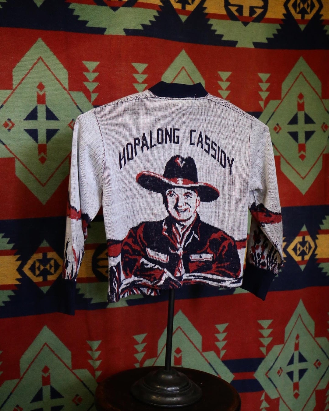 Retro Rodeo Cardigan Vintage 1950s 50s Hopalong Cassidy Western Cowboy Cardigan Sweater - Etsy