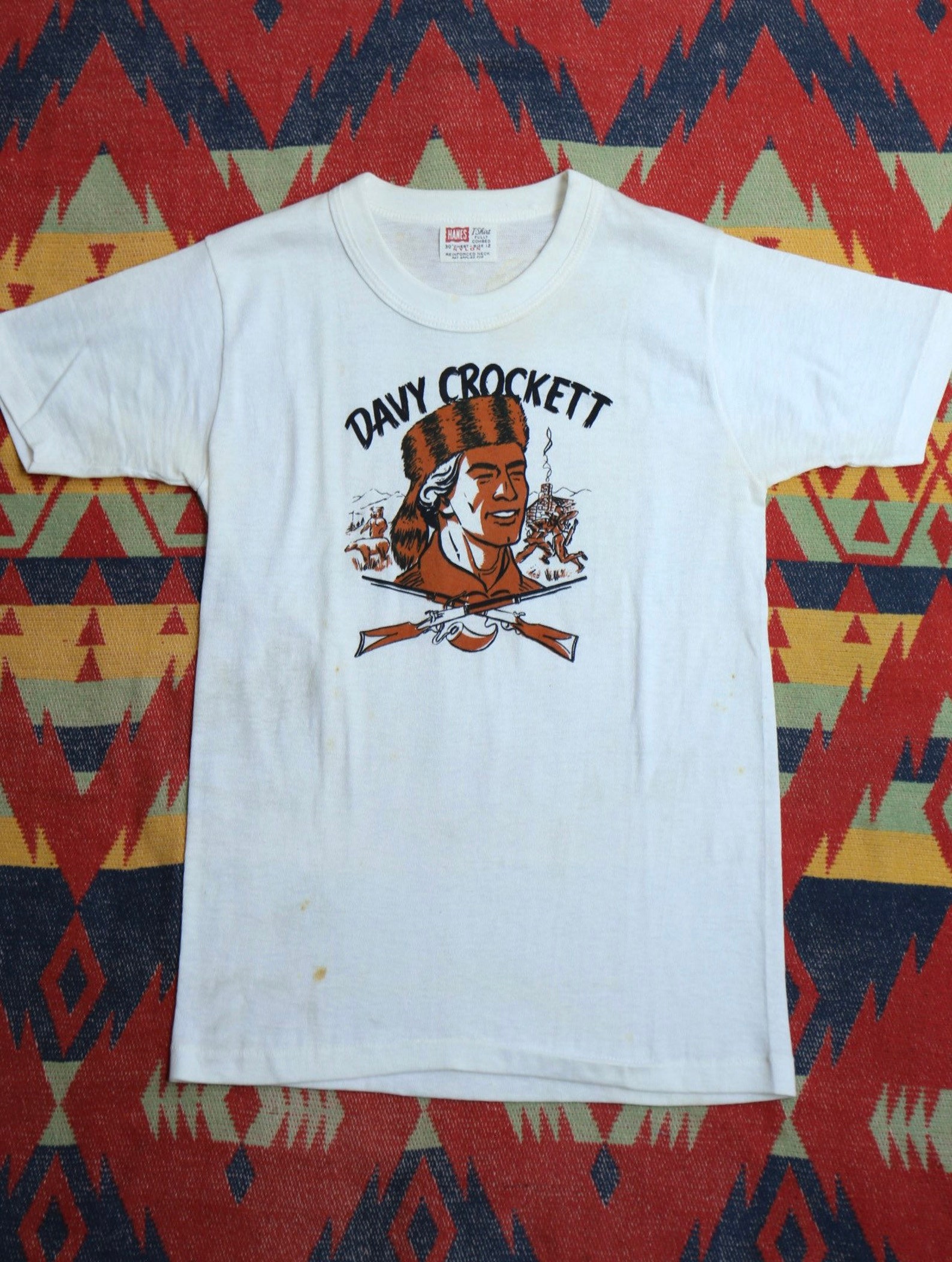 Vintage 50s 1950s Davy Crockett T Shirt - Etsy UK
