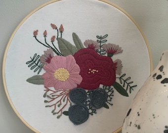 Floral Embroidery Hoop