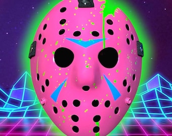 Neon Jason Mask