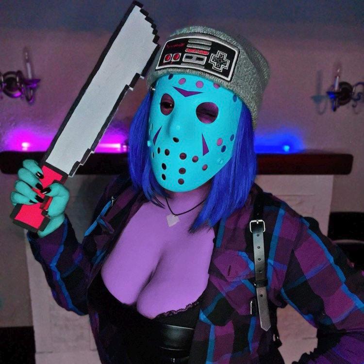 Nintendo 8-bit Jason Mask - Etsy