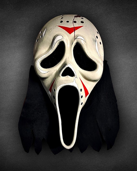 Standing 6 Foot Licensed Ghost Face Prop