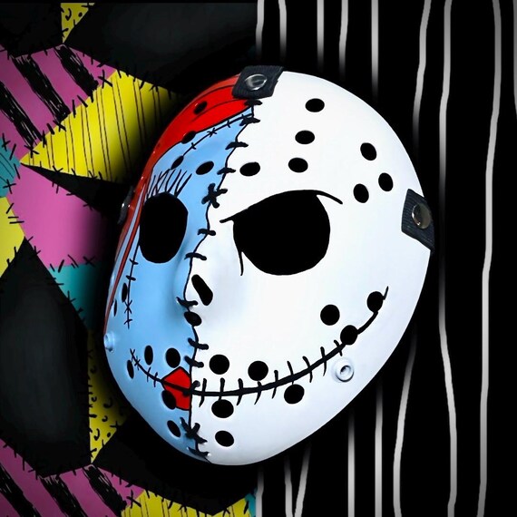 Jack and Sally Jason Mask - Etsy