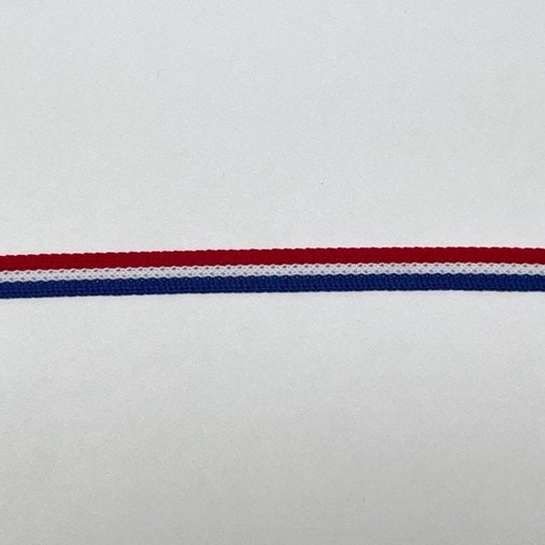 Baseball Pant and Jersey Uniform Braid - Piping - Trim - Red, White & Royal