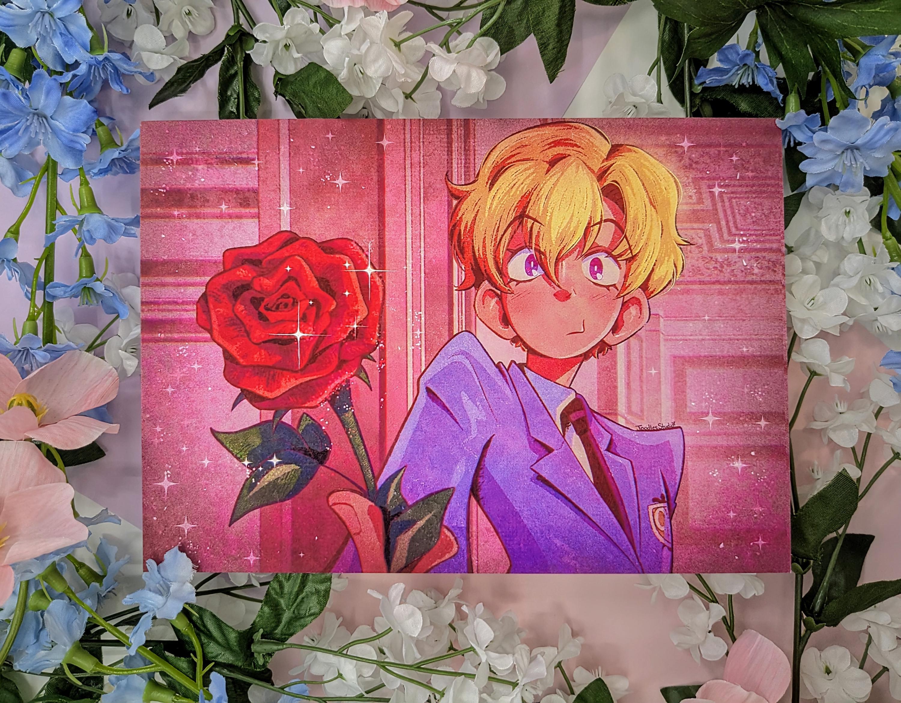 OHSHC Tamaki Suoh Anime Art Print - Ouran High School Host Club Fan Art