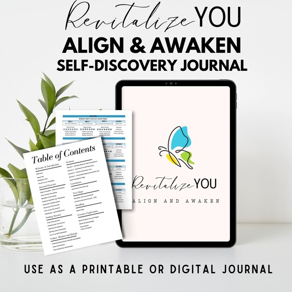 Discover True Self Journal, Self-love, Self Discovery