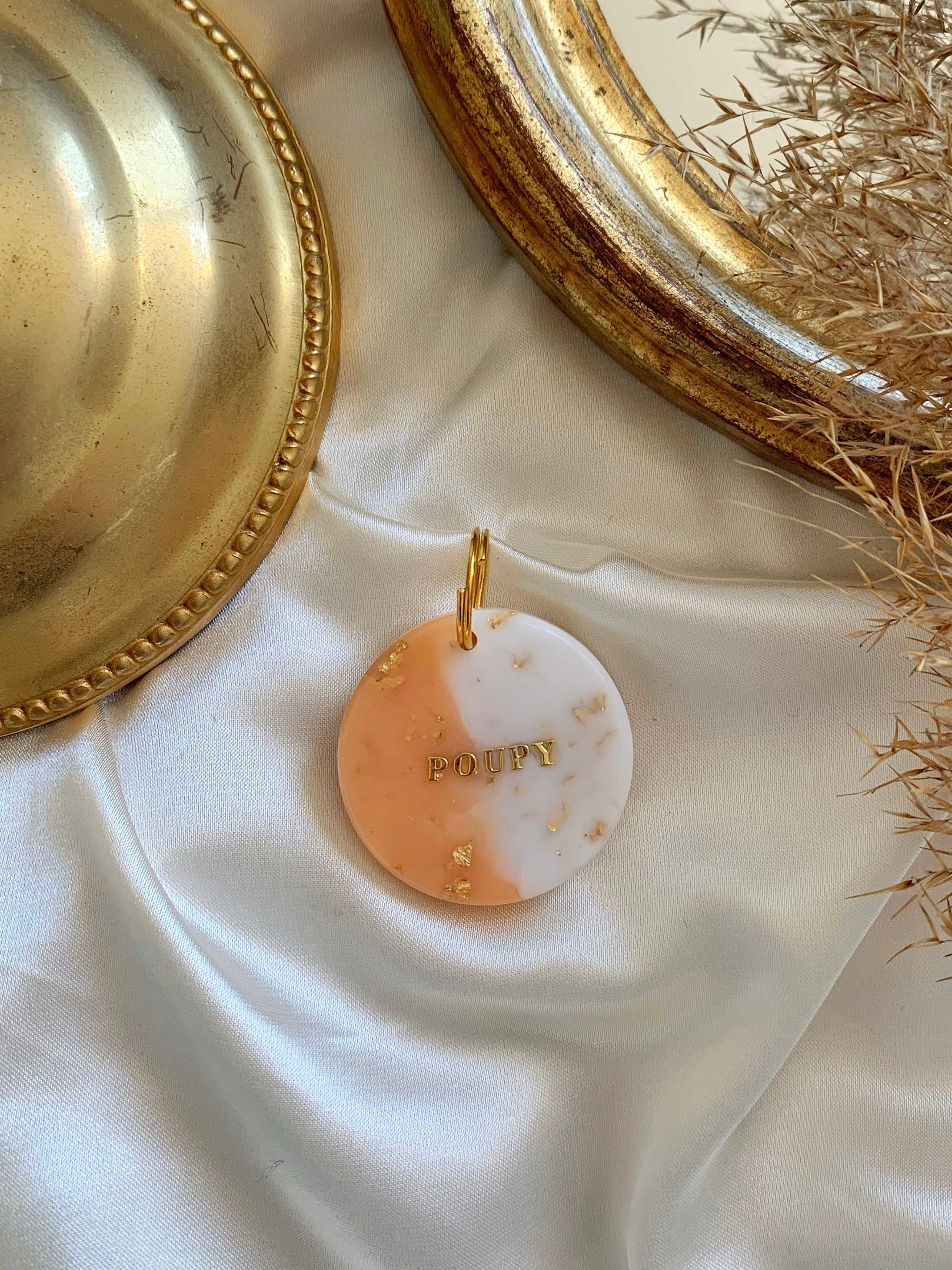 Médaille Personnalisée en Résine Pour Chiens et Chats