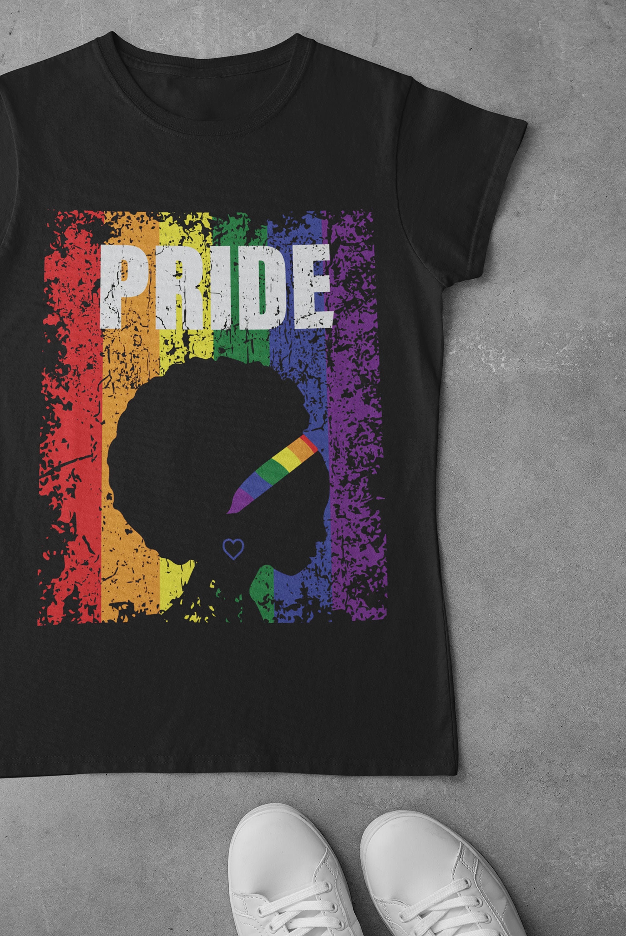 Pride African Black Woman Rainbow LGBT Flag Gay Anti Racism | Etsy