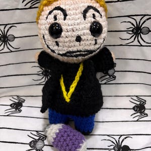 Juggalo Violent Jay y Shaggy 2 Dope Insane Clown Posse ICP música rap rock muñeco amigurumi de ganchillo