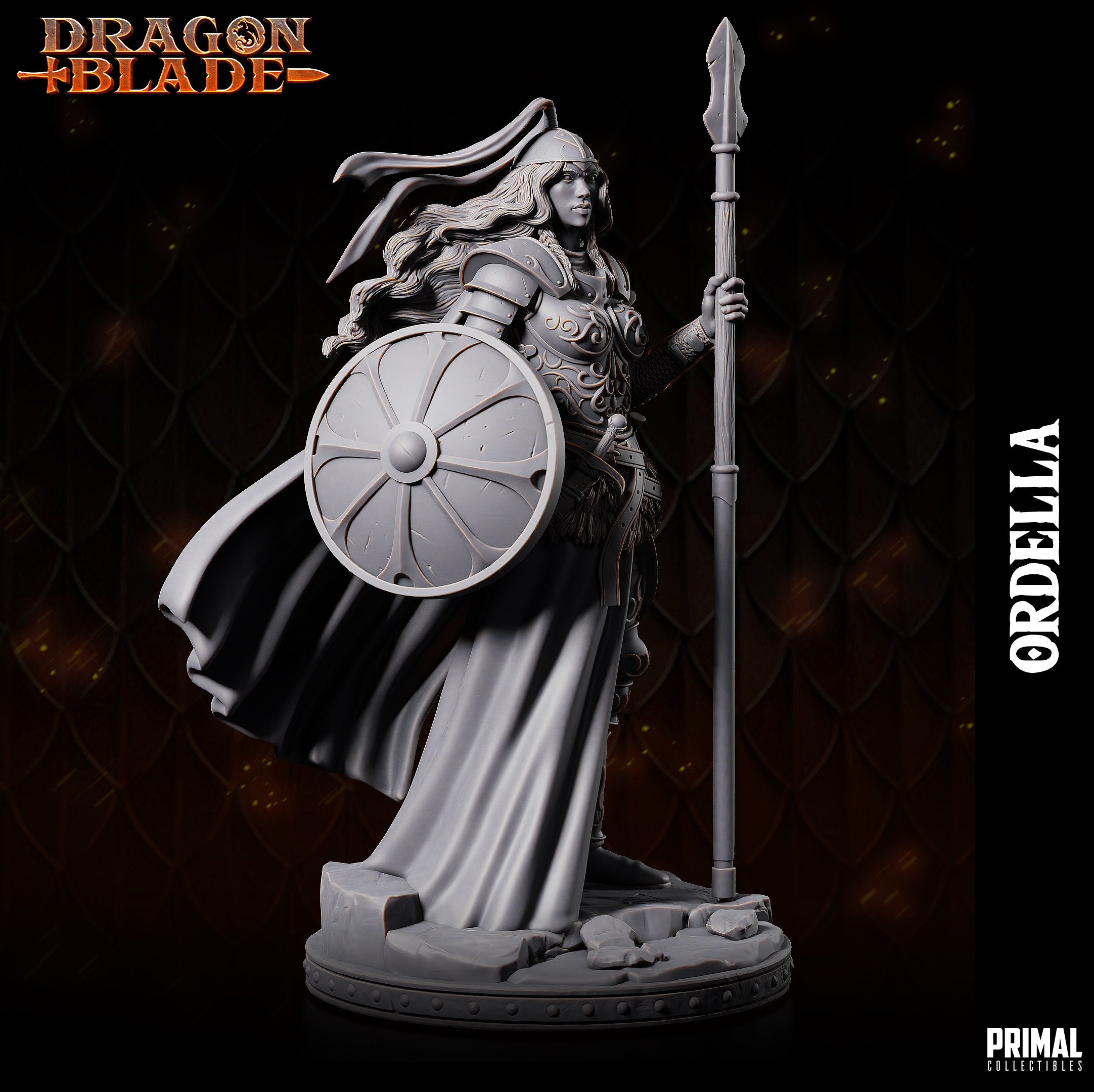 3D Printable 11 miniatures - 32mm - Heroes of the Blade - DRAGONBLADE by  PRIMAL Collectibles