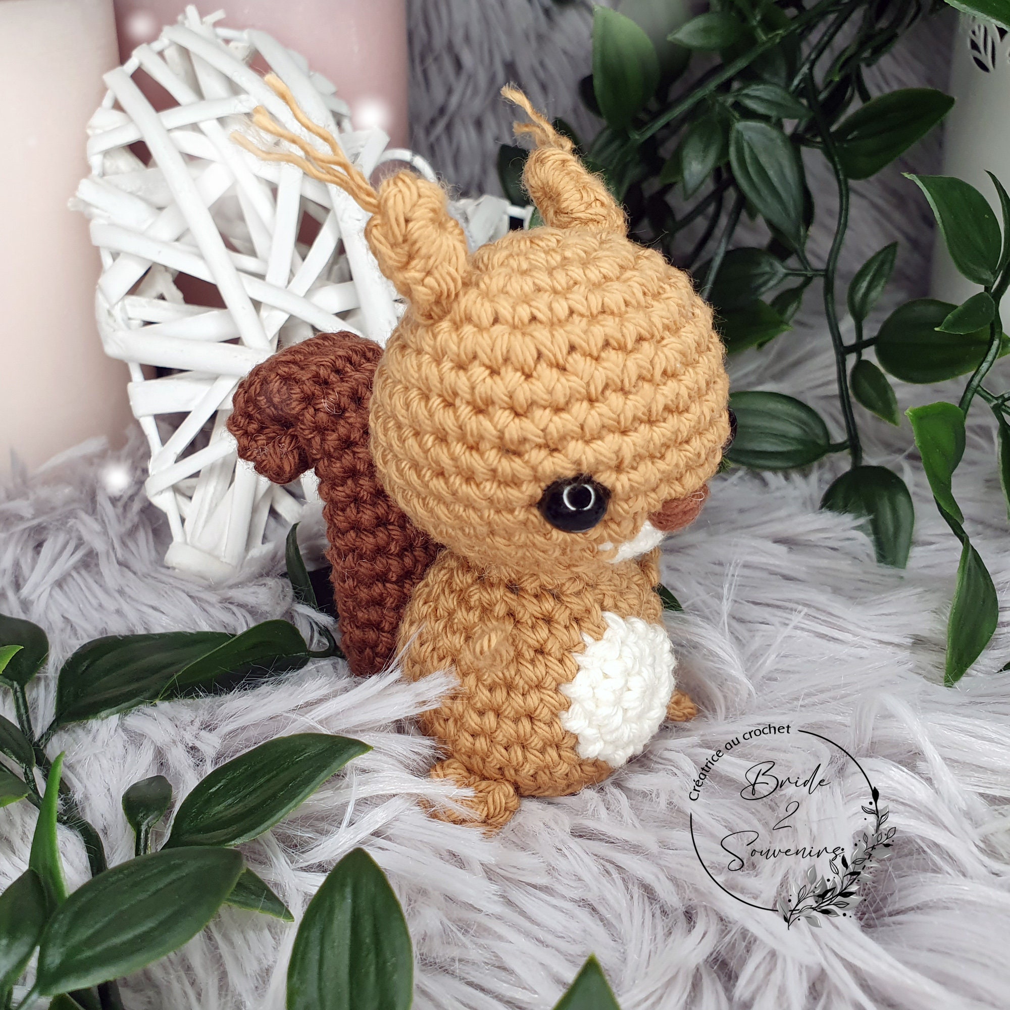 Marqueur de mailles crochet - Bucky, l'écureuil