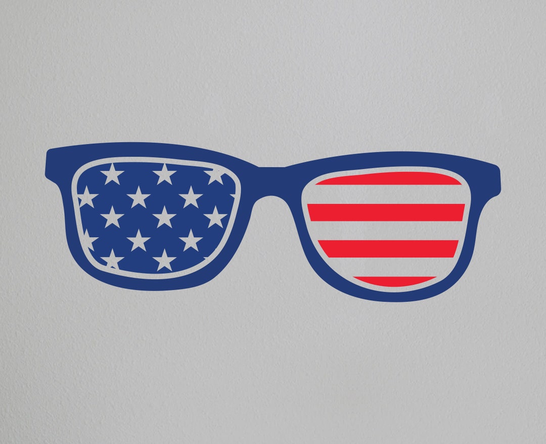 4th of July Svg, Merica Svg, Patriotic Sunglasses Svg, Fourth of July