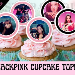 Printable Blackpink Cupcake Topper, Blackpinkcake Topper, Kpop Party ...
