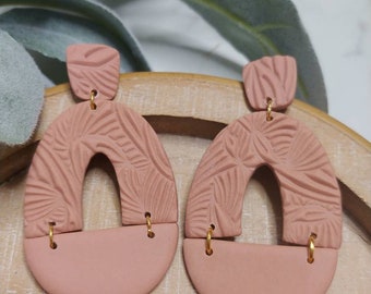 Polymer Clay Statement Earrings