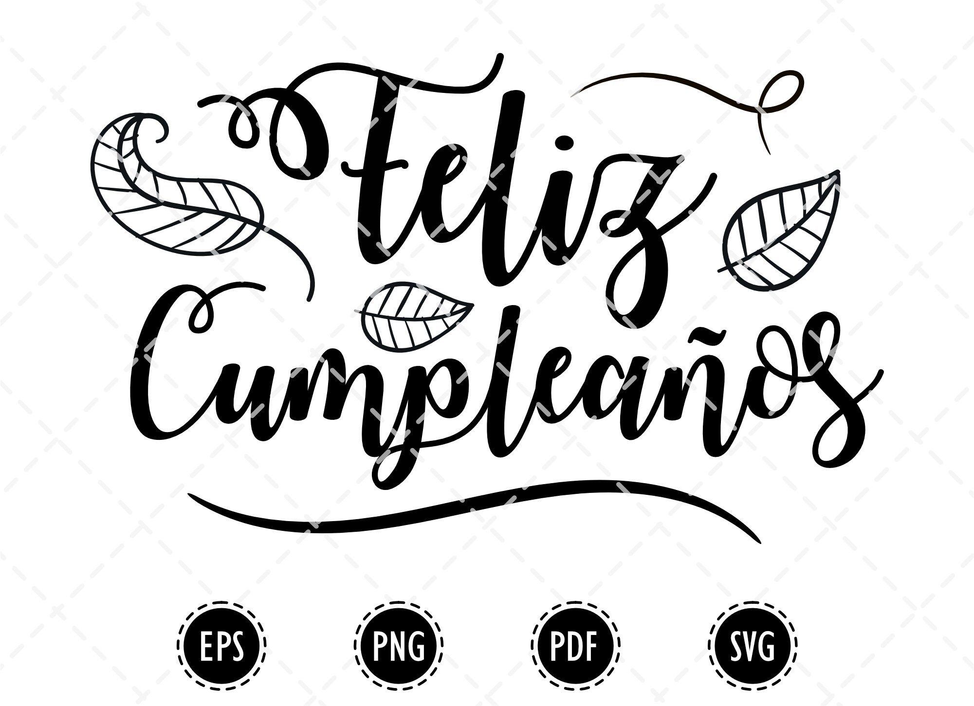 Latin Phrase feliz Cumpleaños, Happy Birthday Cutting Letters ...