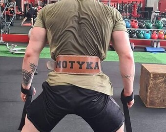 personalized weight lifting belt