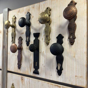 Antique Style Door Handle Sets Genuine Solid Brass