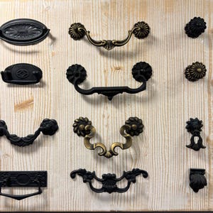 Antique Solid Brass Drawer Pulls