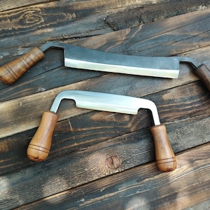 Blacksmith drawknives set 3 sizes carbon steel