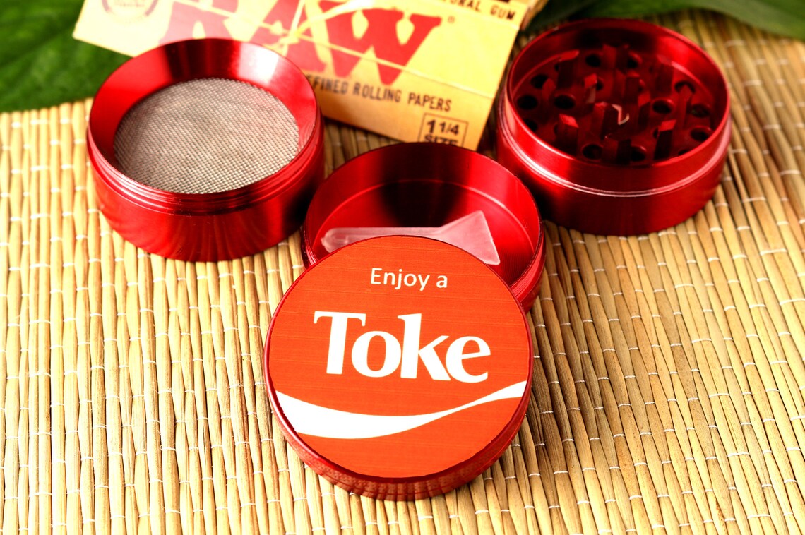 Coca Cola Herb Weed GrinderEnjoy Coke Funny Grinder Gift Etsy