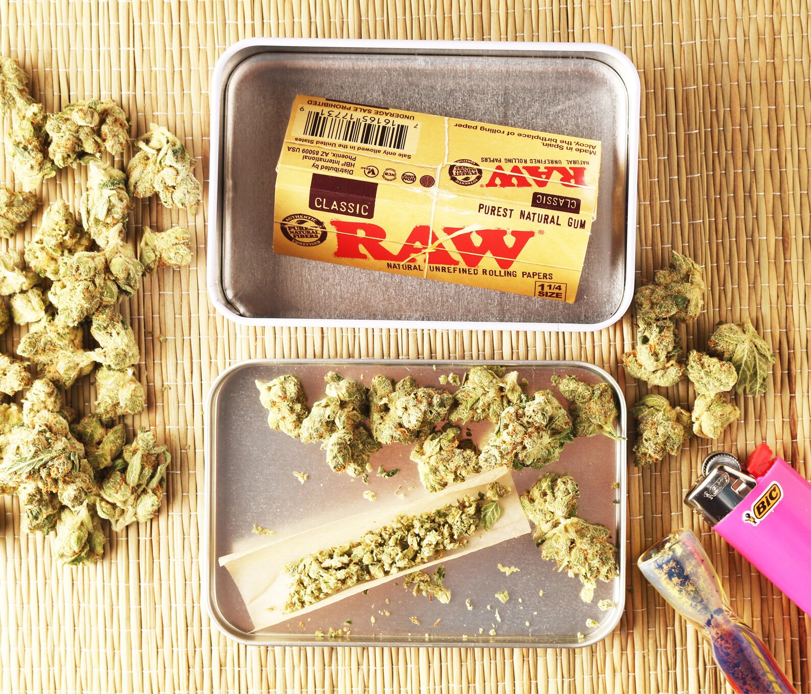 Keep Off Grass Herb Weed Box420 Weed Joint Case Kit For THC Etsy