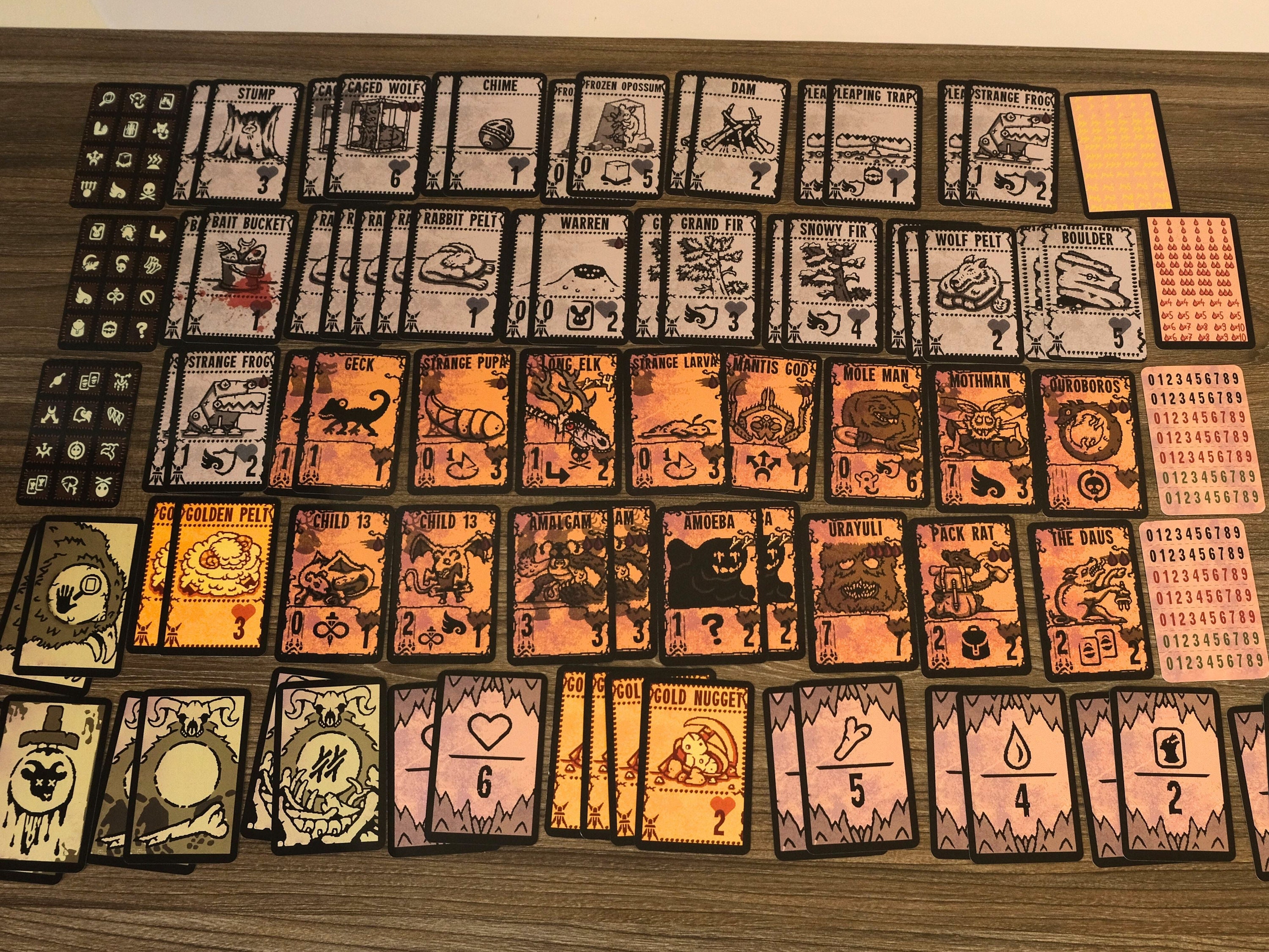 Inscryption Card Game With 330 Laminated Cards With Game Board - Etsy UK