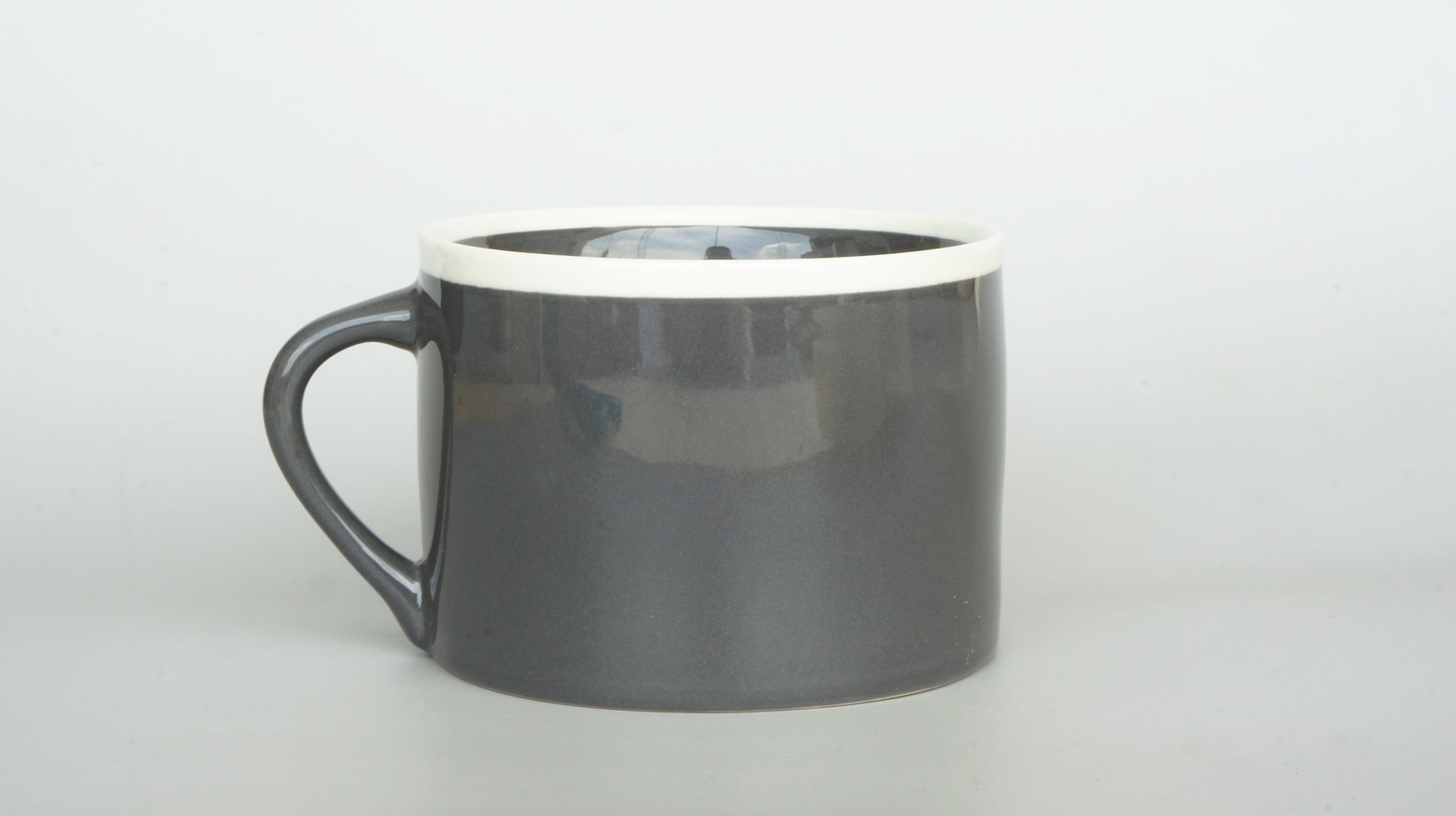Flat Bottom Mug for Coffee Warmer Ceramic Coffee Mug Enamel Etsy