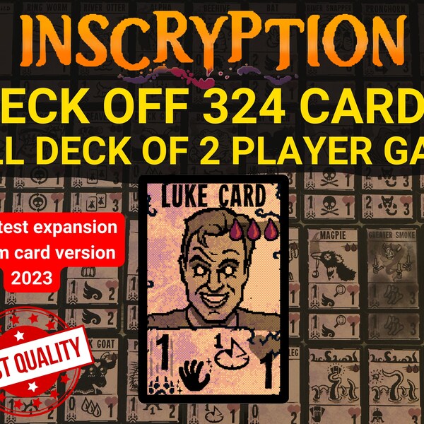 Inscryption Cards Etsy