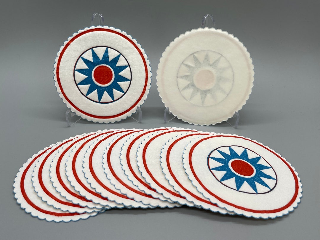 Set of 12 Vintage Paper Coasters NOS Unused PA Dutch Hex Etsy