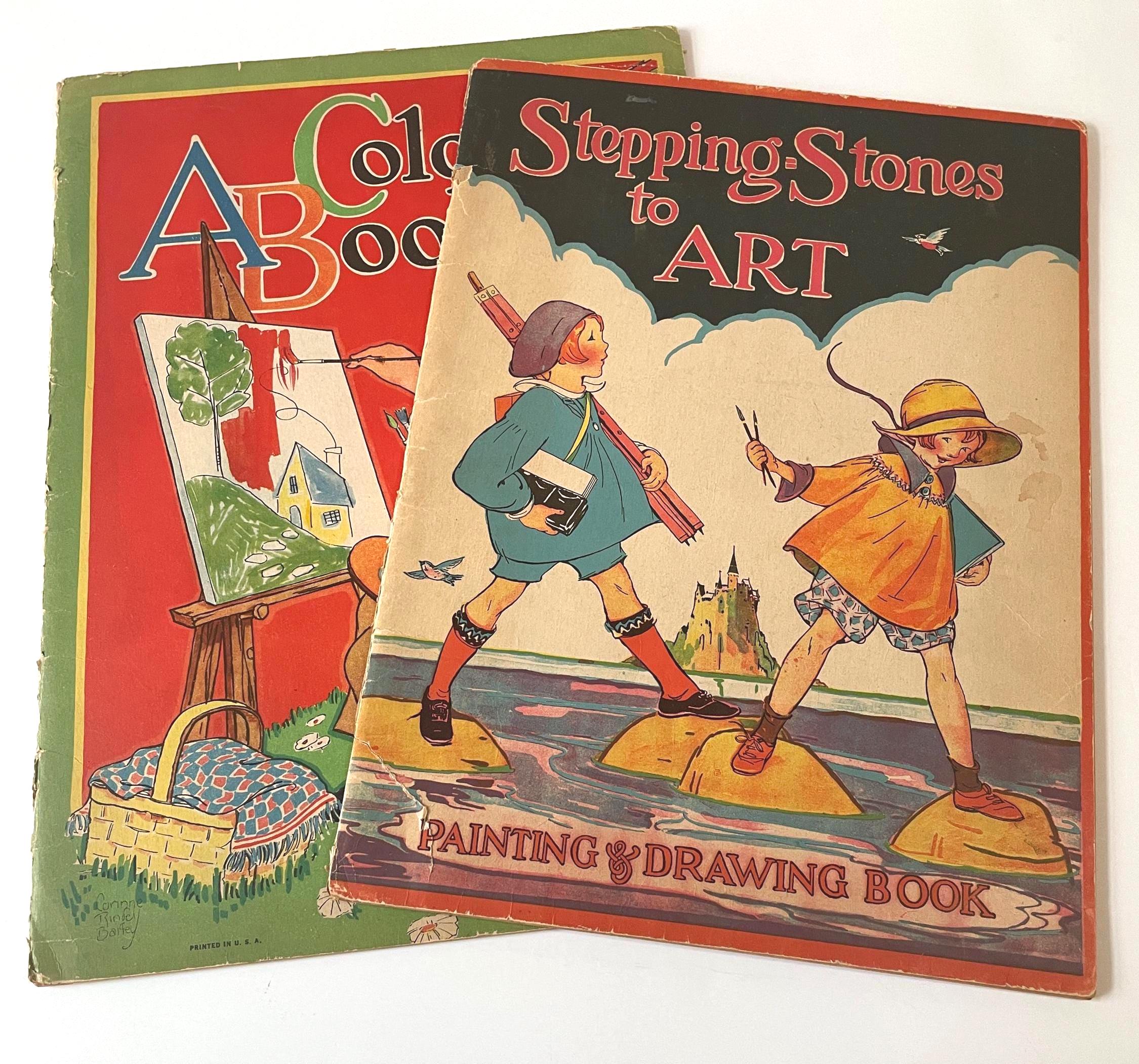 Vintage 1930s Coloring Book - Etsy