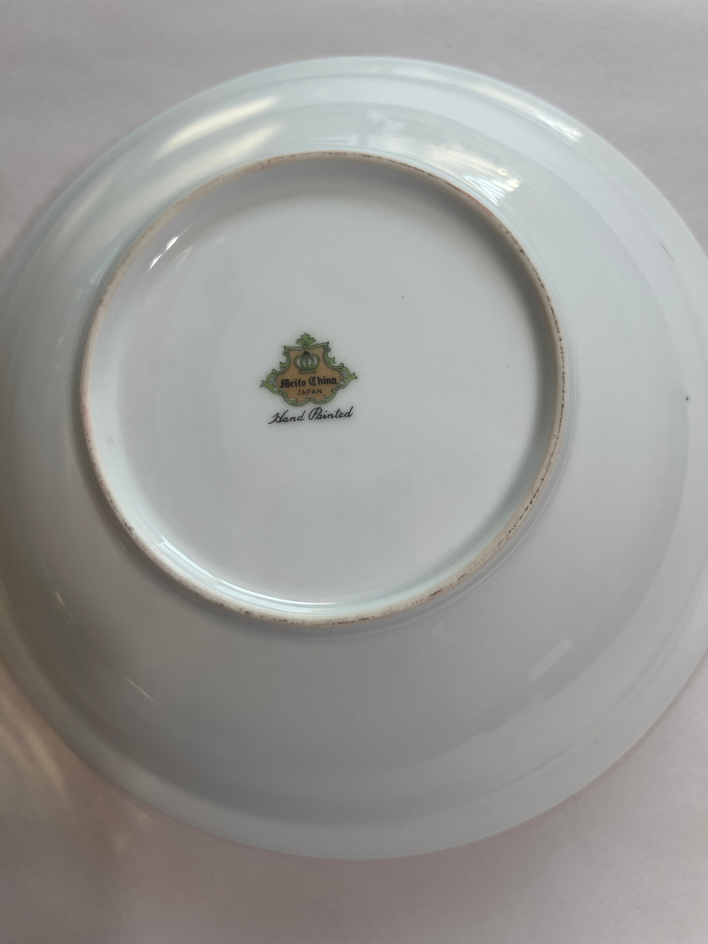 Meito Mandarin China, Hand Painted, Porcelain, Crafted in Japan, 9\, image size:2250x3000