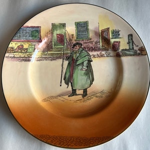 英国 ロイヤルドルトン Dickens Ware 絵皿 Royal Doulton Dickens Ware - Etsy