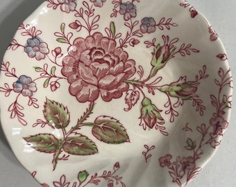 Vintage Johnson Brothers Rose Chintz Berry Bowls - Set of 2